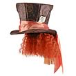 Alice in Wonderland Mad Hatter Hat with Hair